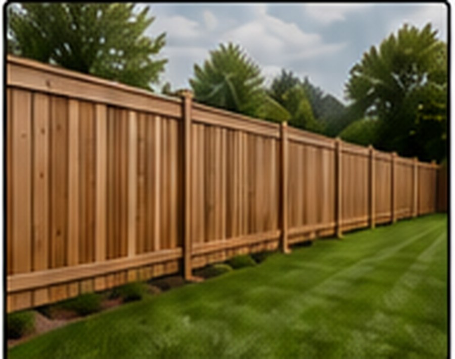 Representative wood fence image